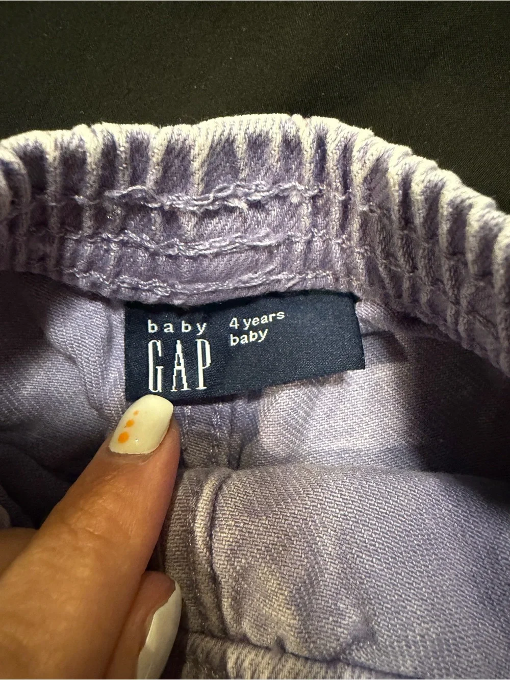 Baby Gap Ultrasoft Denim Skort in Warm Violet Size 4T